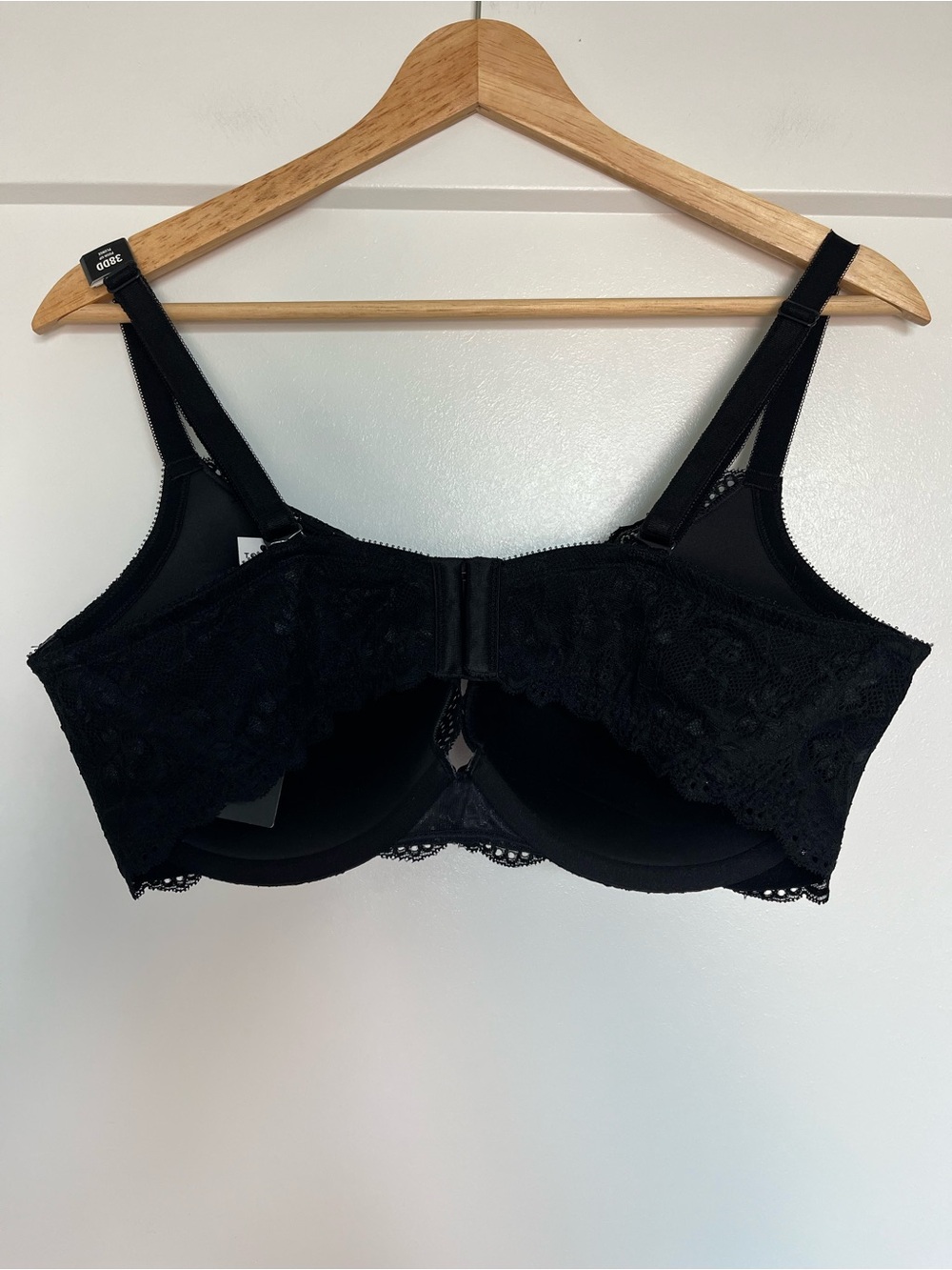 Torrid Curve Black Lace Push-Up Plunge Bra 38DD NWT - Picture 5 of 10